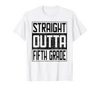 Straight Outta Fifth Grade Graduate Boys & Kids 5th Grade Camiseta