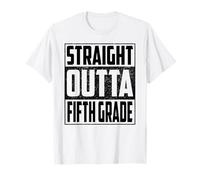 Straight Outta Fifth Grade School Graduate 2026 Fifth Grade Camiseta