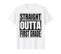 Straight Outta First Grade Graduate Class of 2026 1st Grade Camiseta