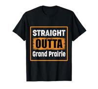 Straight Outta Grand Prairie, Texas, EE. UU., Humor Retro Vintage Camiseta