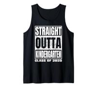 Straight Outta Kindergarten Graduation Class Of 2025 Gifts Camiseta sin Mangas