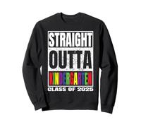 Straight Outta Kindergarten Graduation Class Of 2025 Gifts Sudadera
