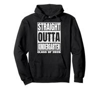Straight Outta Kindergarten Graduation Class Of 2026 Gifts Sudadera con Capucha