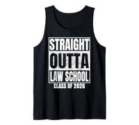 Straight Outta Law School Graduate Class of 2026 Graduation Camiseta sin Mangas