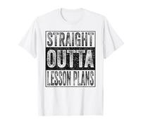 Straight Outta Lesson Plans Class of 2026 Graduate Funny Camiseta