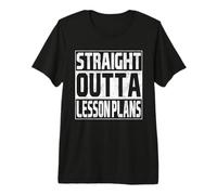 Straight Outta Lesson Plans Graduation Kids Girls Funny Camiseta Premium