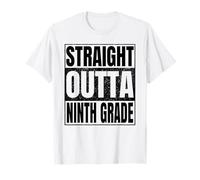 Straight Outta Ninth Grade Graduate Class of 2026 9th Grade Camiseta