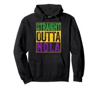 Straight Outta NOLA tee Funny New Orleans y Louisiana Sudadera con Capucha