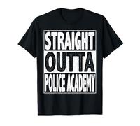 Straight Outta Police Academy Funny Graduate 2026 Graduation Camiseta