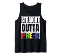 Straight Outta Pre-K Graduation Class of 2026 School Gifts Camiseta sin Mangas