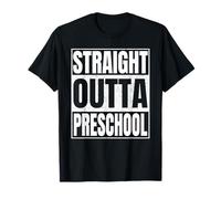 Straight Outta Preschool Funny Graduation Class of 2026 Camiseta