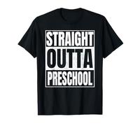 Straight Outta Preschool Funny Idea Class of 2026 Graduation Camiseta