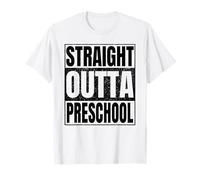 Straight Outta Preschool Graduate Class of 2026 Vintage Camiseta