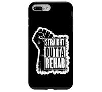 Straight Outta Rehabilitación Rehabilitación Adicción Recuperación Puño Carcasa para iPhone 7 Plus/8 Plus