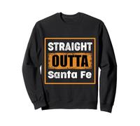 Straight Outta Santa Fe, Nuevo México, EE. UU., Vintage Envejecido Sudadera