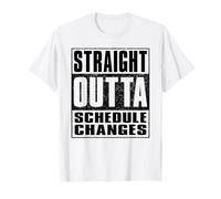 Straight Outta Schedule Changes Boys Kids Graduate 2026 Camiseta