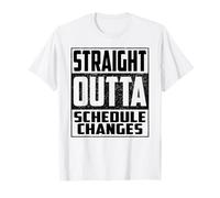 Straight Outta Schedule Changes Graduate 2026 Boys Girls Kid Camiseta
