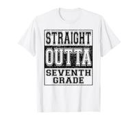 Straight Outta Seventh Grade Class 2026 Boys Kids 7th Grade Camiseta