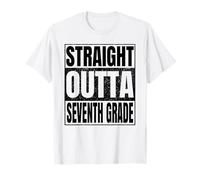 Straight Outta Seventh Grade Graduate Class 2026 7th Grade Camiseta