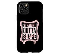 Straight Outta Shape Funny Gym Workout Pilates Mujeres Niñas Carcasa para iPhone 11 Pro