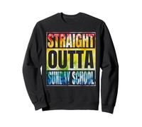 Straight Outta Sunday School Tee Graduation Class Of 2025 Sudadera