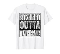 Straight Outta Tenth Grade Class of 2026 Graduate 10th Grade Camiseta