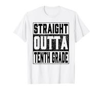 Straight Outta Tenth Grade Funny 2026 10th Graduation Gifts Camiseta