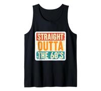 Straight Outta The 60, nacido en la década de 1960, cumpleaños, retro, vintage Camiseta sin Mangas