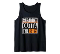 Straight Outta The 865 - Funny Knoxville Tennessee Area Code Camiseta sin Mangas