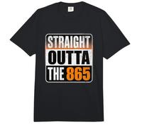 Straight Outta The 865 - Funny Knoxville Tennessee Area Code Comfort Colors Adult Heavyweight T-Shirt