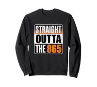 Straight Outta The 865 - Funny Knoxville Tennessee Area Code Sudadera