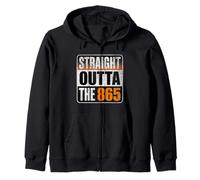 Straight Outta The 865 - Funny Knoxville Tennessee Area Code Sudadera con Capucha
