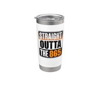 Straight Outta The 865 - Funny Knoxville Tennessee Area Code Vaso térmico de acero inoxidable de doble pared