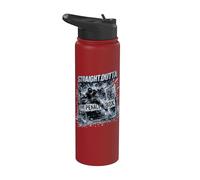Straight Outta The Penalty Box Hockey Lovers Stainless Steel Insulated Water Bottle