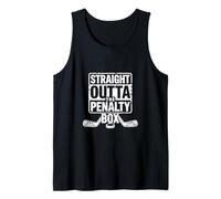 Straight Outta The Penalty Box Jugador de Hockey Camiseta sin Mangas