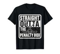 Straight Outta The Penalty Box Jugador de hockey sobre hielo Niños Niñas Camiseta