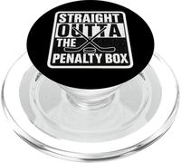 Straight Outta The Penalty Box Jugador de Hockey sobre Hielo Niños Niñas PopSockets PopGrip para MagSafe