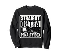 Straight Outta The Penalty Box Jugador de Hockey sobre Hielo Niños Niñas Sudadera