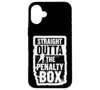 Straight Outta The Penalty Box - Portero de hockey sobre hielo Carcasa para iPhone 16 Plus