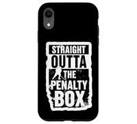 Straight Outta The Penalty Box - Portero de hockey sobre hielo Carcasa para iPhone XR