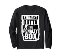 Straight Outta The Penalty Box - Portero de hockey sobre hielo Manga Larga