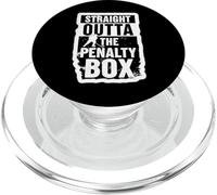 Straight Outta The Penalty Box - Portero de hockey sobre hielo PopSockets PopGrip para MagSafe