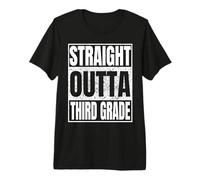 Straight Outta Third Grade Graduation Class 2026 3rd Grade Camiseta Premium
