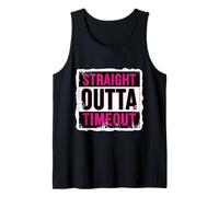 Straight Outta Timeout Castigo para niños pequeños Niñas Niños Niño Camiseta sin Mangas