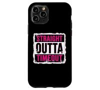 Straight Outta Timeout Castigo para niños pequeños Niñas Niños Niño Carcasa para iPhone 11 Pro