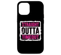 Straight Outta Timeout Castigo para niños pequeños Niñas Niños Niño Carcasa para iPhone 12/12 Pro