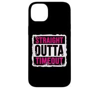 Straight Outta Timeout Castigo para niños pequeños Niñas Niños Niño Carcasa para iPhone 14 Plus