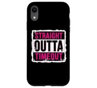 Straight Outta Timeout Castigo para niños pequeños Niñas Niños Niño Carcasa para iPhone XR
