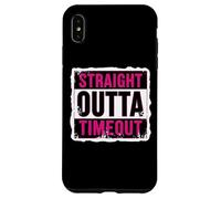 Straight Outta Timeout Castigo para niños pequeños Niñas Niños Niño Carcasa para iPhone XS Max