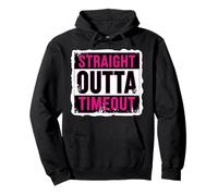 Straight Outta Timeout Castigo para niños pequeños Niñas Niños Niño Sudadera con Capucha